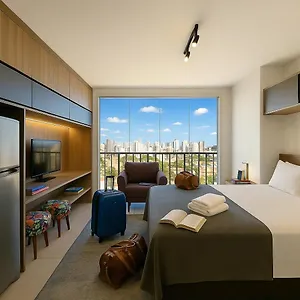Apartamento 2307 - Infinity Pool Studio, Allianz Front, Fully Equipped & Modern !, São Paulo